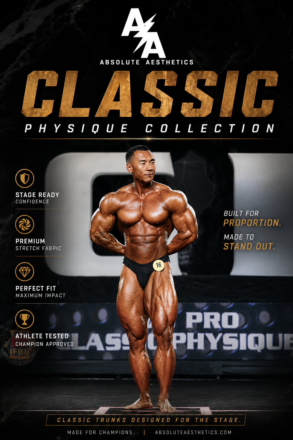 Classic Physique Trunks