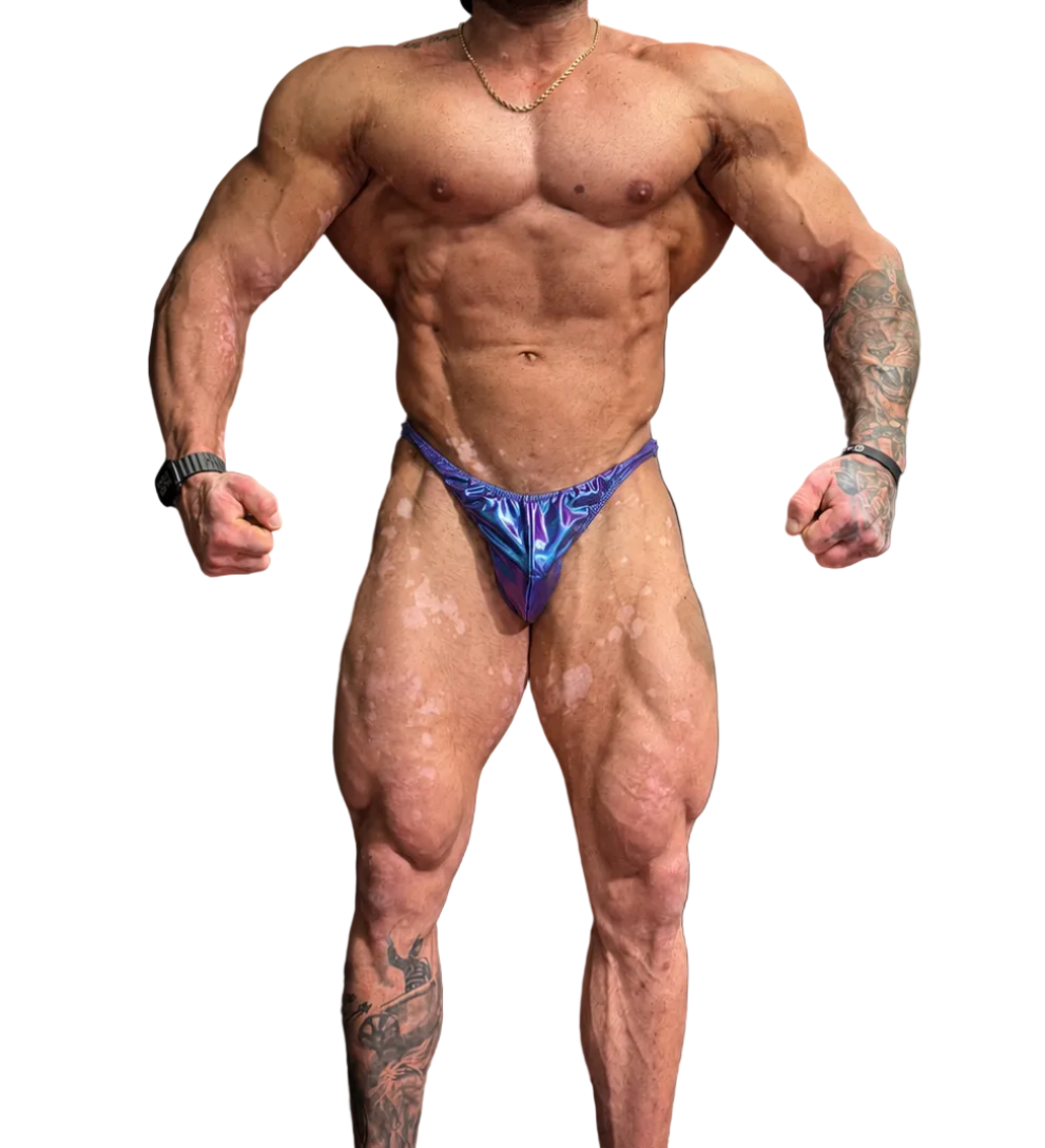 Phantom Violets | Bodybuilding Competition Trunks