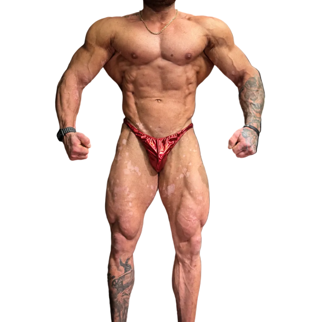 Red Dominance | Bodybuilding Competition Trunks