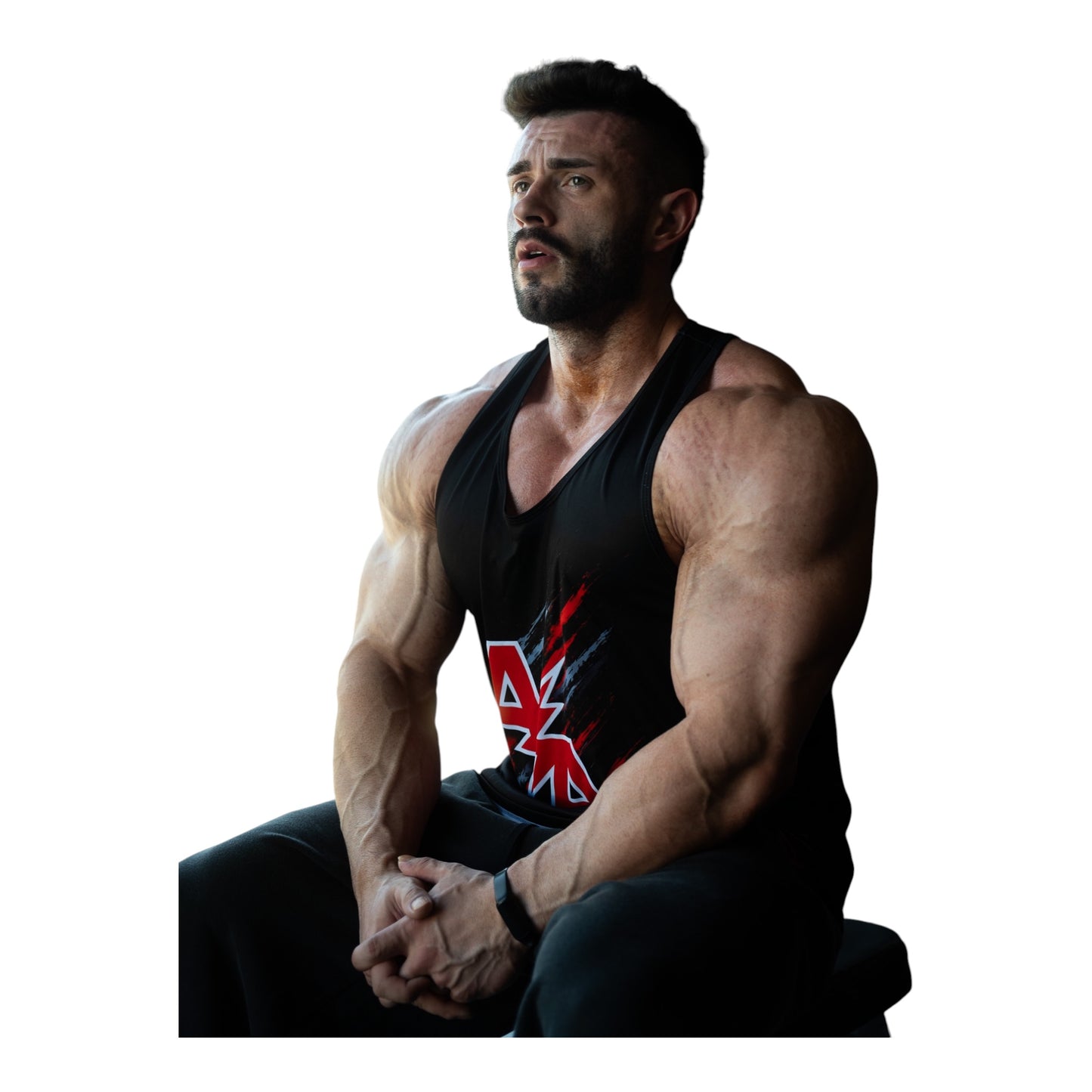 RED DRI-FIT JERSEY TANK