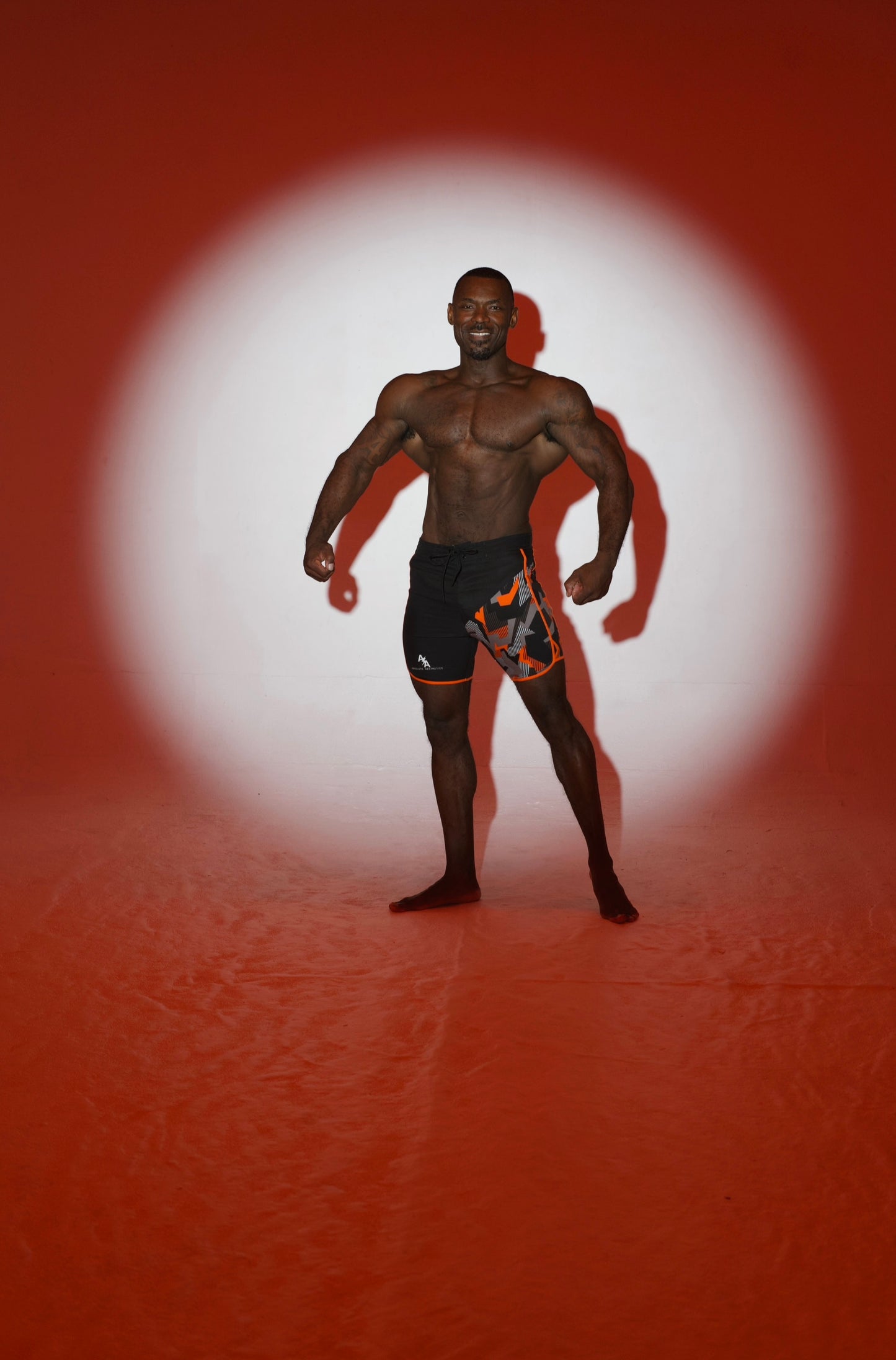 Inferno Ops (Black/Orange Geometric Camo)